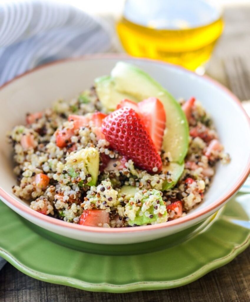 strawberry avocado quinoa